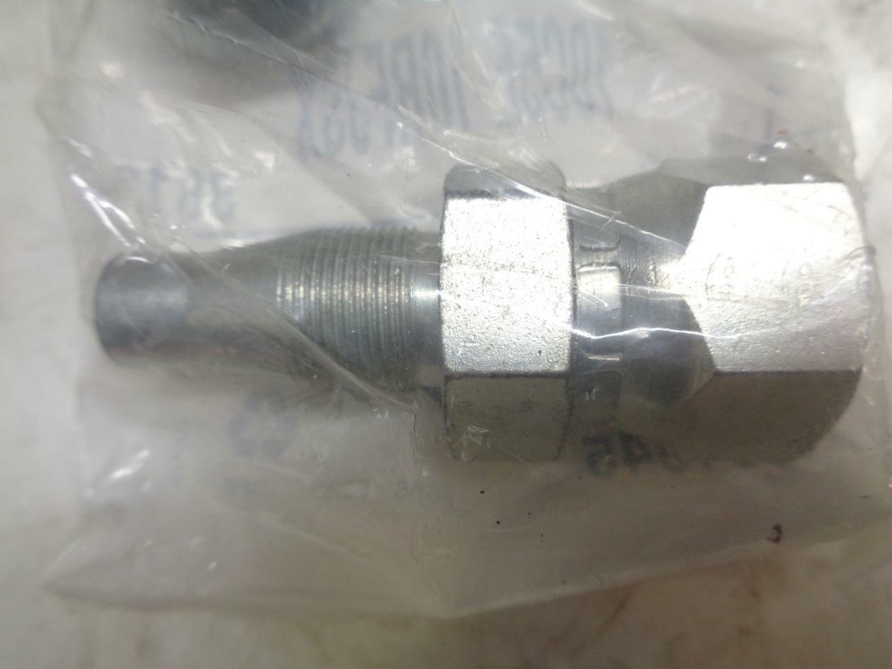 1 PACK OF 5 GATES G35210-1010 1/2" STEEL DUAL SEAT JIC & A1 FLARE COUPLING R10TD