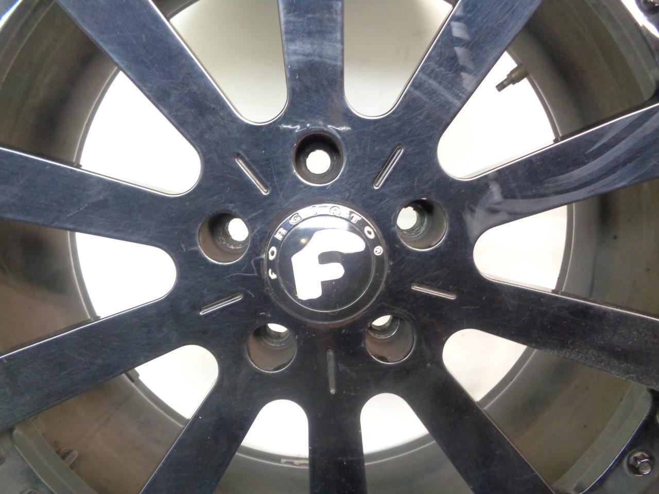 USED PAIR FORGIATO CONCAVO 20x10 5x120 ET42 BLACK 3 PIECE WHEELS WR