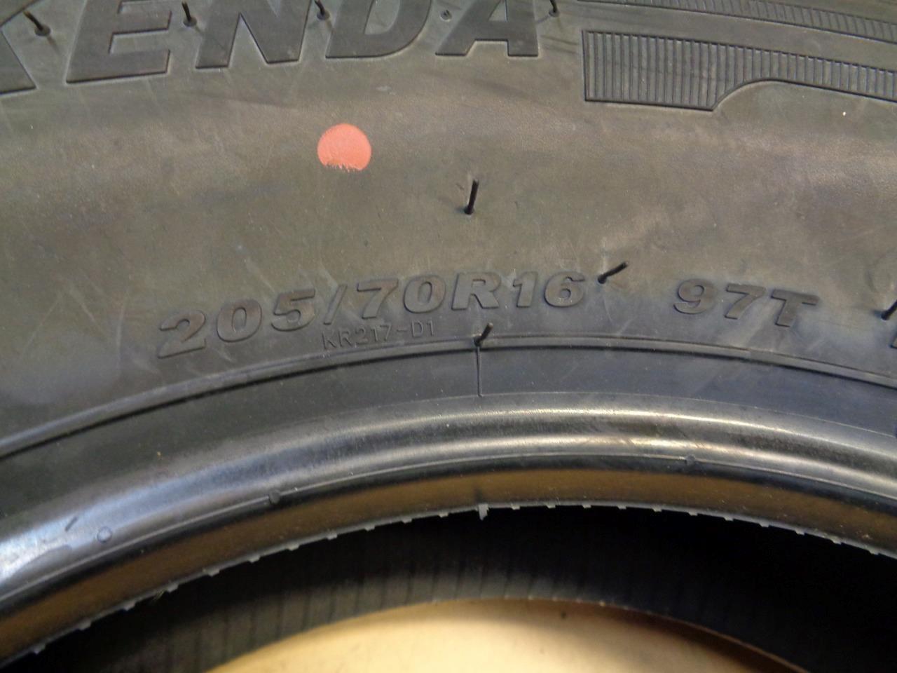 KENDA KENETICA TOURING A/S P 205 70 16 97T SL TIRE 217038 BQ4
