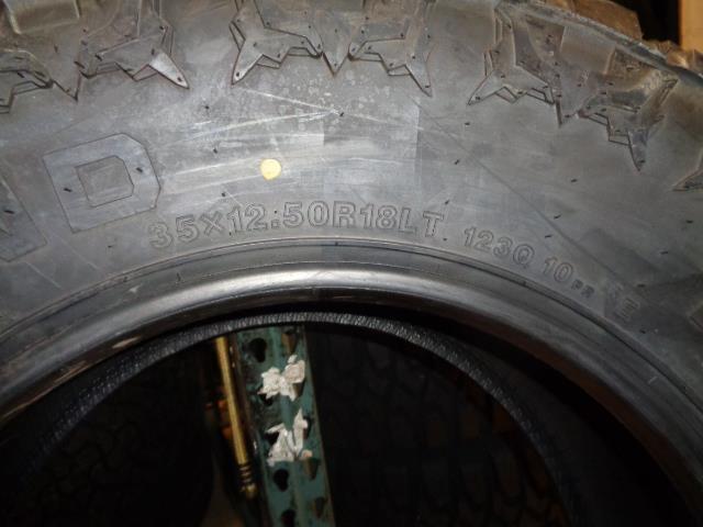 FORCELAND KUNIMOTO M/T LT 35 12.50 18 123Q LRE 10PLY TIRE F01826 BQ4