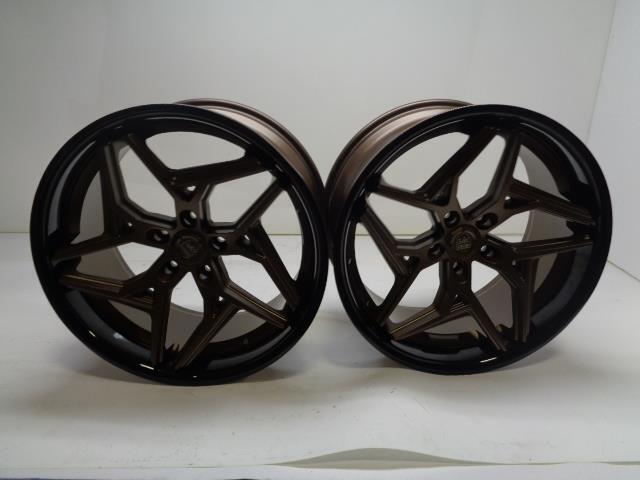 LEXANI SPYDER 20X10 5X120 ET15 BRONZE BLACK LIP 677-2010-00-15BZSSB NEW PAIR SR