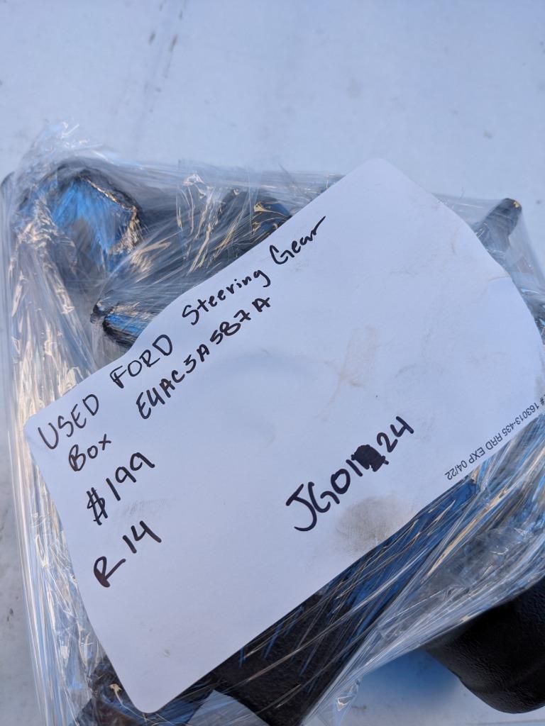 USED GENUINE FORD STEERING GEAR BOX E4AC3A587A R14