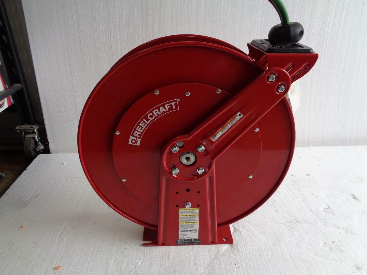 Reelcraft TW Series Spring-Rewind Twin-Line Oxyacetylene Hose Reel TW86075 BSR