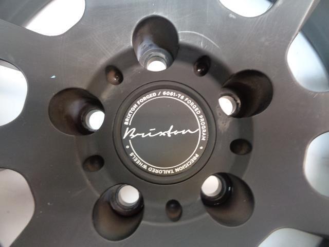 USED BRIXTON FORGED R10D TARGA 3 PC 20X9 5X112 MATTE BLACK/ORANGE WHEEL WR