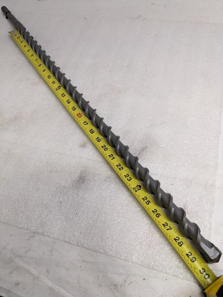 UNBRANDED 1" X 36" SDS-MAX ROTARY HAMMER BIT CARBIDE TIP W/ DAMAGED CASE NEW D0