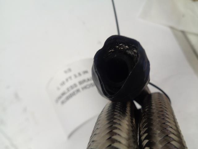 10AN STAINLESS STEEL BRAIDED RUBBER HOSE 10.3FT, 10FT, 10.17FT, 29FT NEW R10