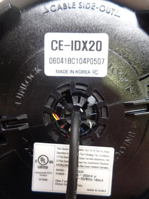 NEW CLINTON ELECTRONICS CE-IDX20 ANALOG IDX SERIES SECURITY CAMERA R28