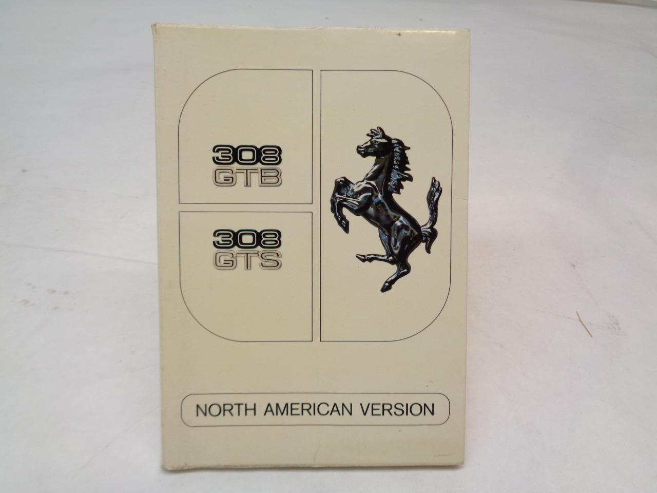 USED GENUINE Ferrari 1978 308 GTB/GTS Owners Manual Set R31 T1