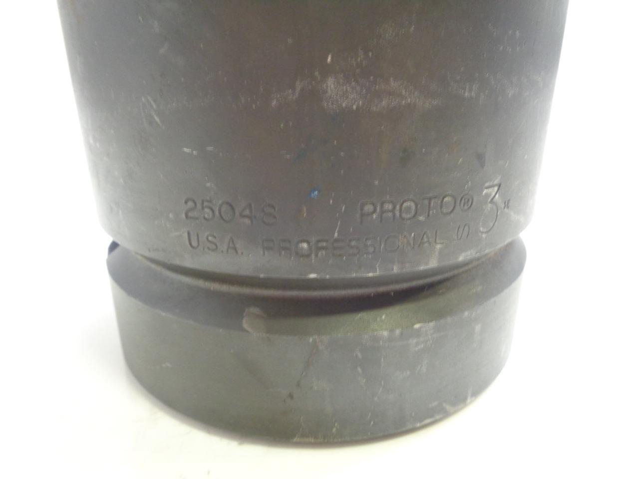 1 NEW STANLEY PROTO 2-1/2" DRIVE IMPACT SOCKET 3" SIX POINT 25048 R22