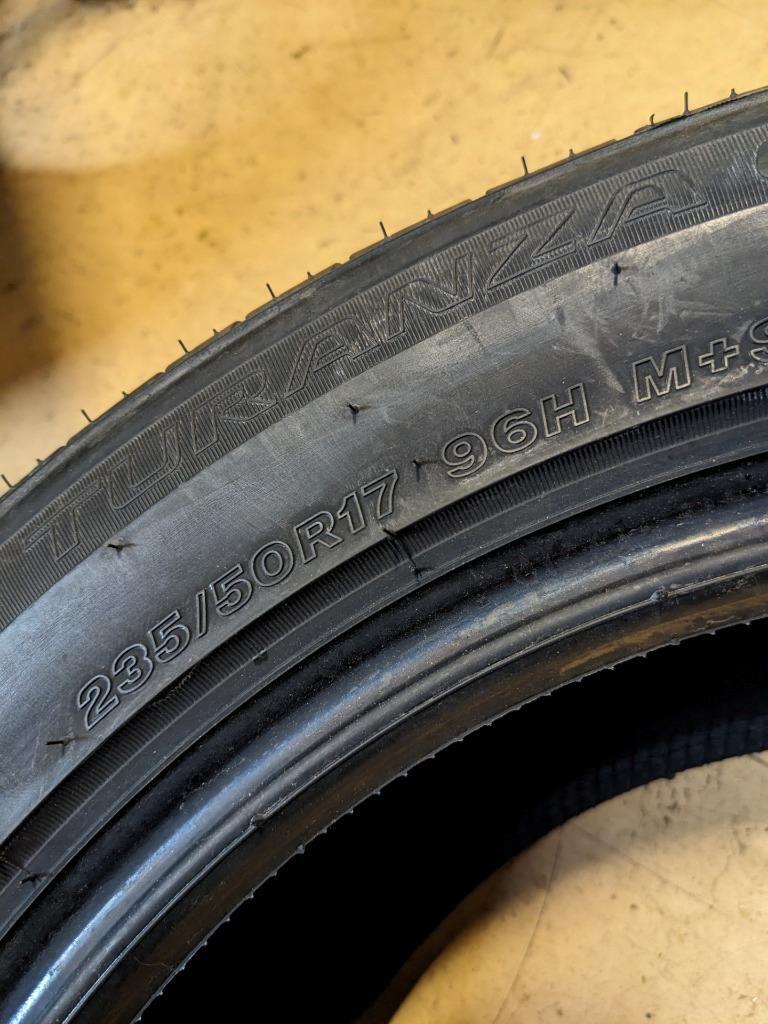 BRIDGESTONE TURANZA QUIETTRACK P 235 50 17 96H SL TIRE 007929 CQ1