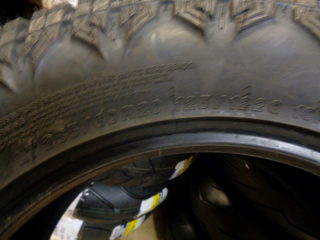 1 NEW YOKOHAMA GEOLANDER X-AT LT 285 60 20 125/122Q TIRE LRE 16033