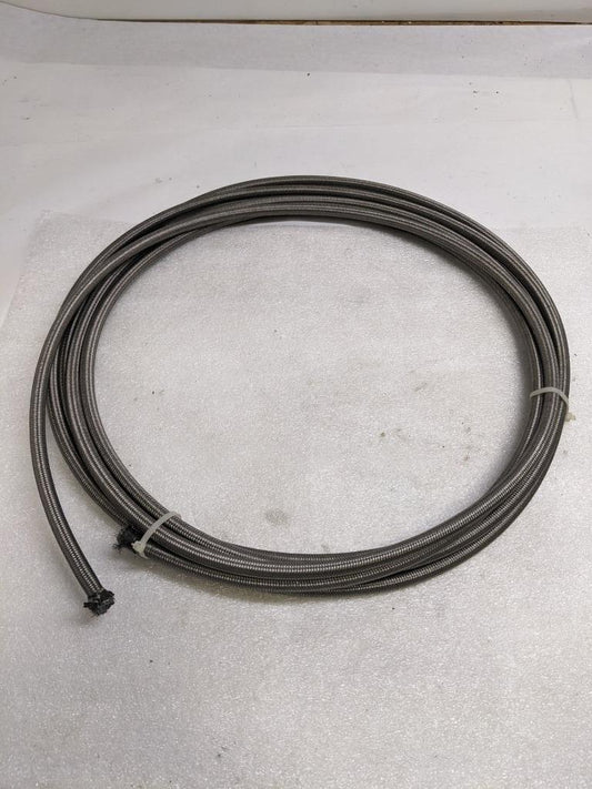 UNBRANDED BRAIDED 30' METALLIC HOSE 3/8" ID 1/2" OD W/ PLASTIC TUBING NEW R3T3