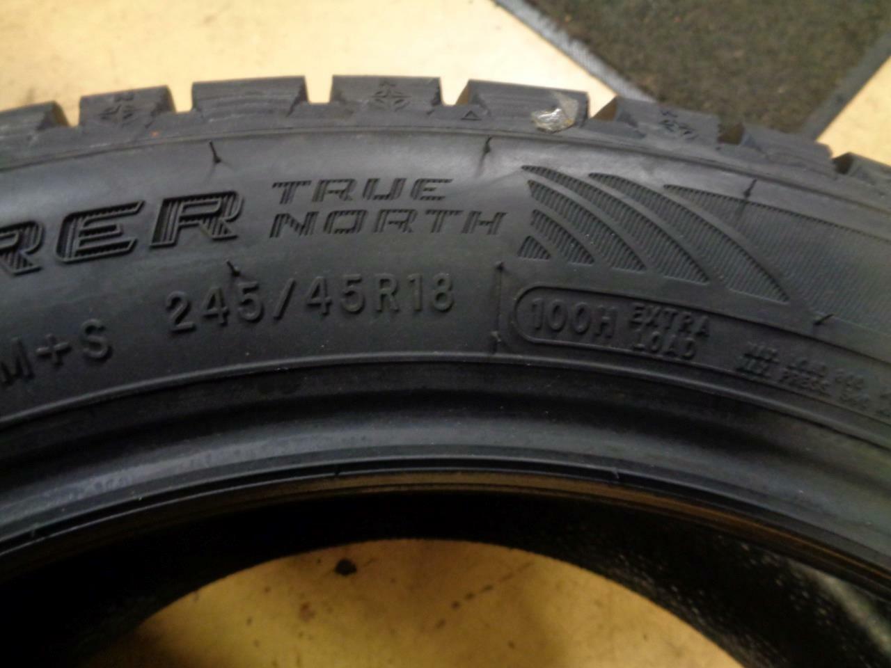 2 New Tire COOPER Discoverer True North P 245 45 18 100H XL 90000032421