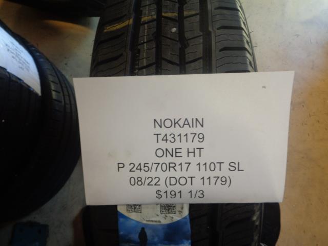 1 NEW TIRE NOKIAN ONE HT 245 70 17 110T SL T431179