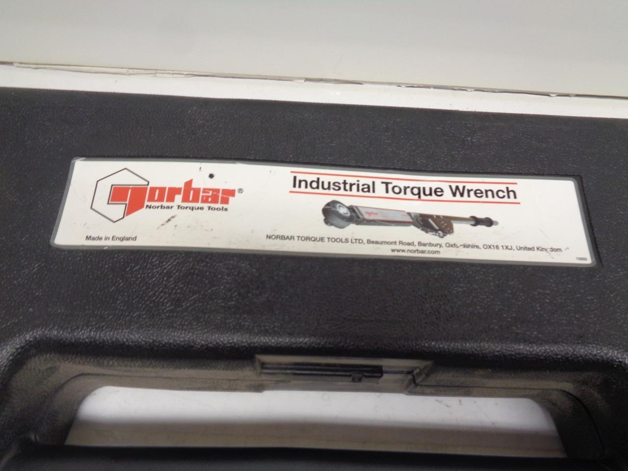 USED NORBAR 1" TORQUE WRENCH 200-750 FT LBS, 300-1000NM 12009.01 5R SR