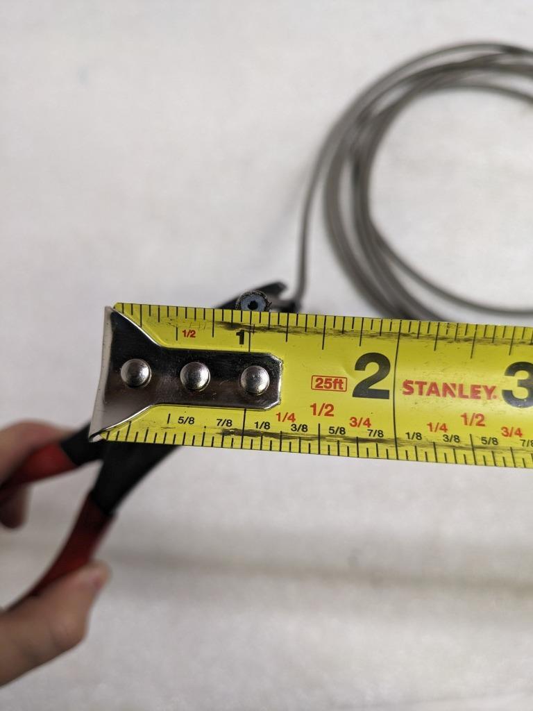 UNBRANDED BRAIDED METALLIC BRAKE HOSE 14' TEFLON LINED 3/16" OD 1/16" ID NEW R3