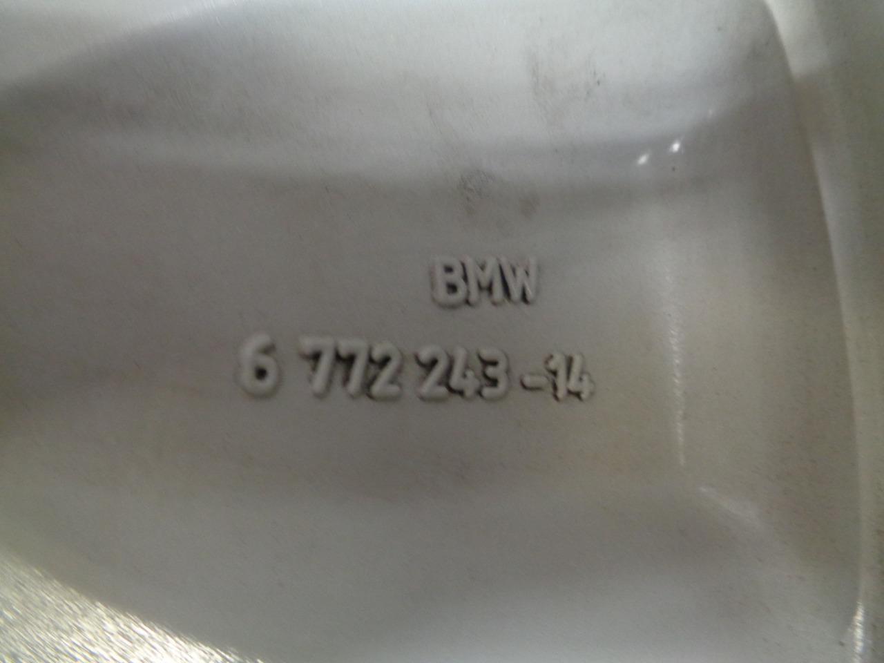 USED GENUINE BMW STAR SPOKED 210 WHEEL 18x8.5 ET46 SILVER 36 11 6 772 243-14  WR