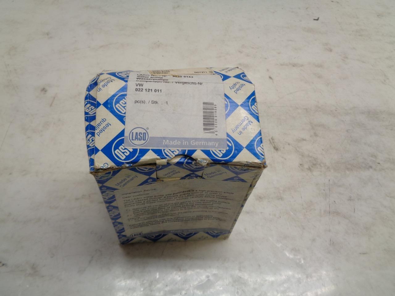 NEW LASO WATER PUMP FOR VOLKSWAGEN/AUDI 022 121 011 9520 0143 R12TB