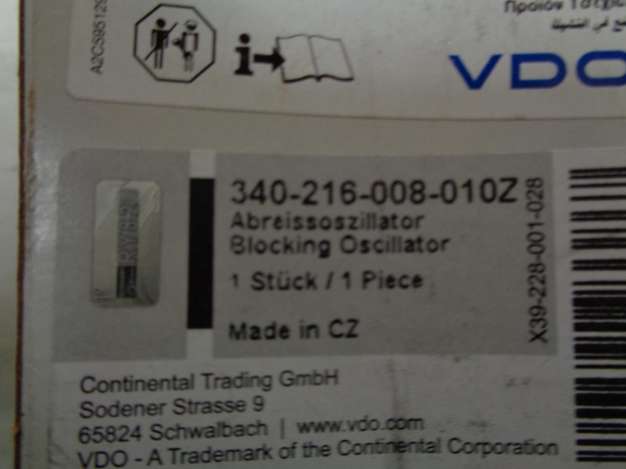 NEW VDO SPEED SENSOR FOR MERCEDES BENZ M18 24V 4 PINS 340-216-008-010Z R13T5