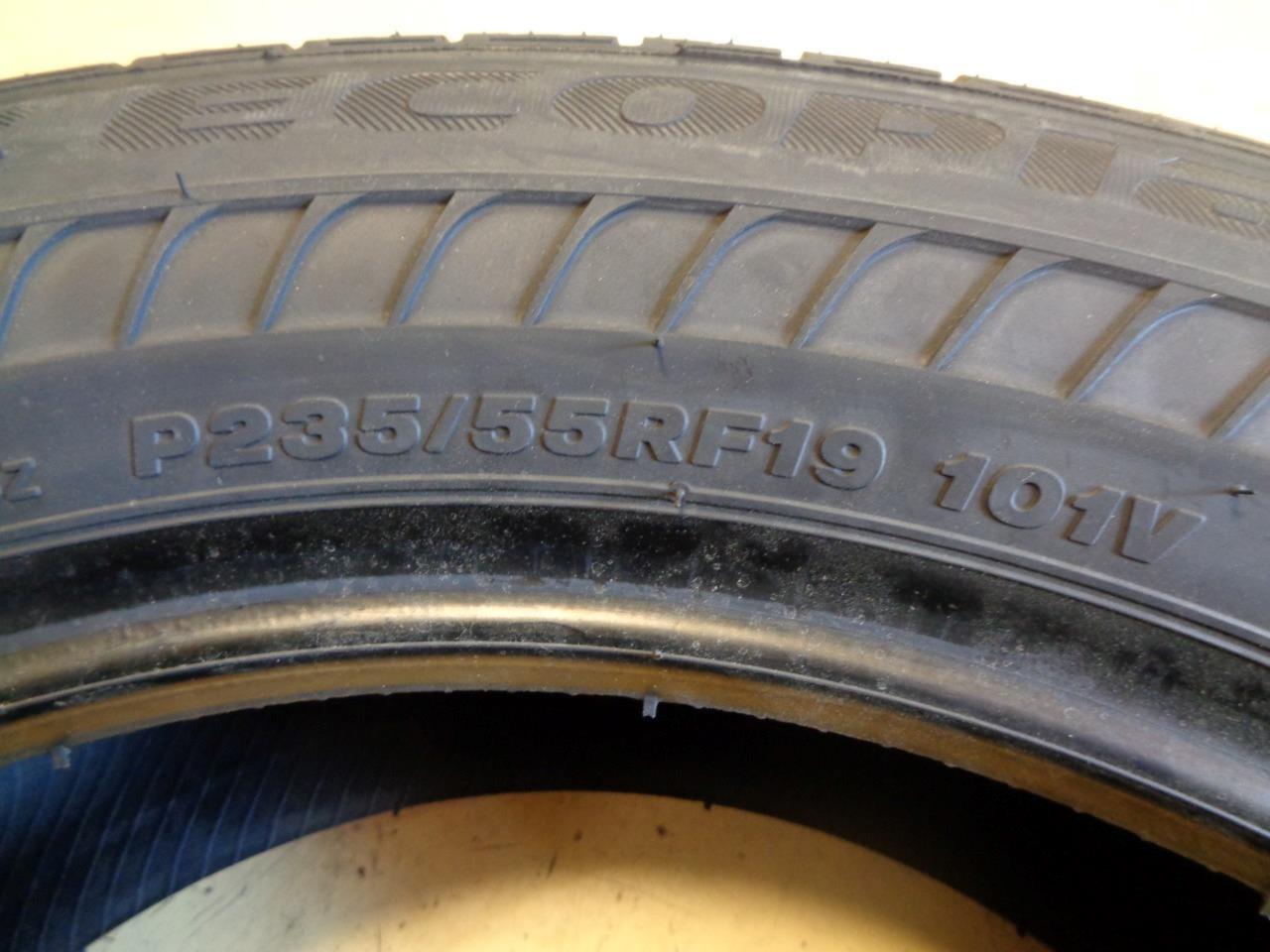 4 BRIDGESTONE ECOPIA H/L 422+ RUNFLAT P 235 55 19 101V SL TIRES 008814 BQ2