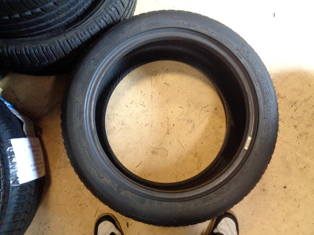 1 TIRE MICHELIN PRIMACY MXMR (AO) ACOUSTIC TECH FOAM 245 45 19 102H XL 34707