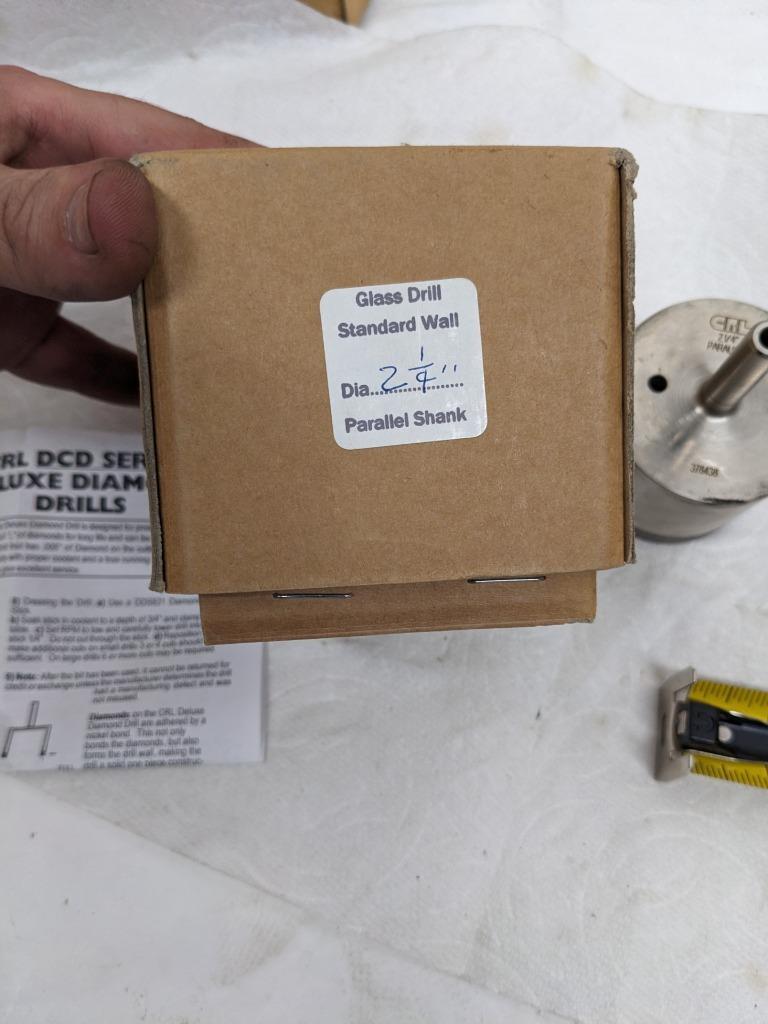 CRL DCD214 378438 2-1/4" DCD SERIES ELECTRO-FORMED DIAMOND DRILL NEW D0