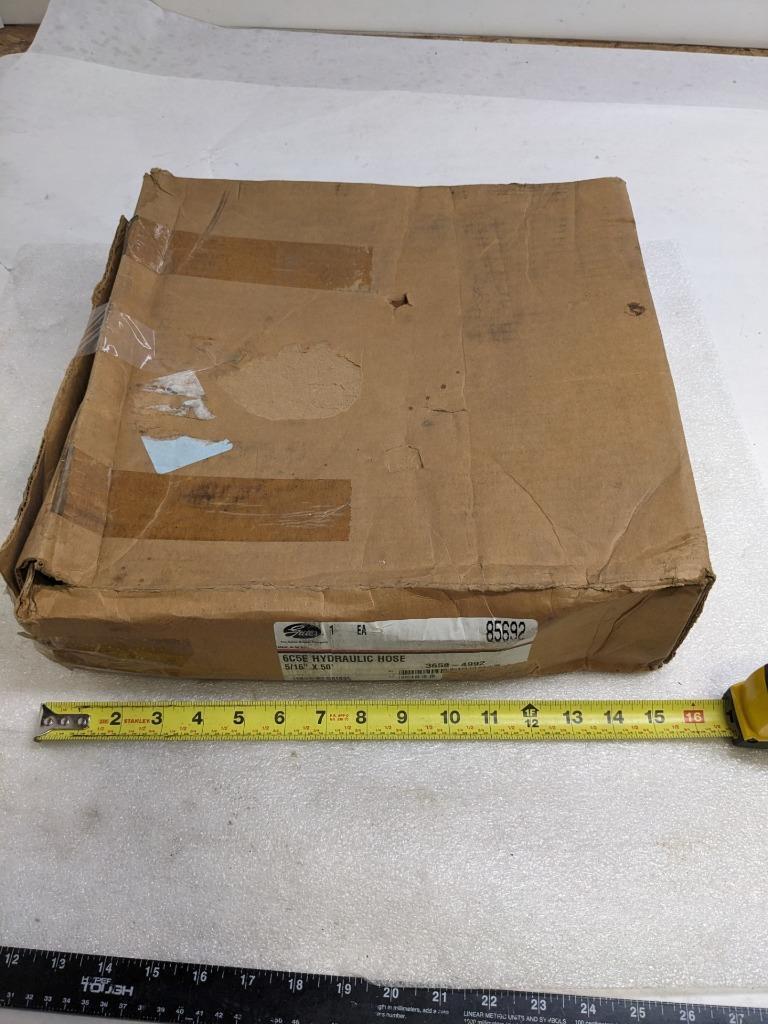 GATES 6C5E HYDRAULIC HOSE 50' OAL 5/16" ID 1.5K PSI MAX NEW R15