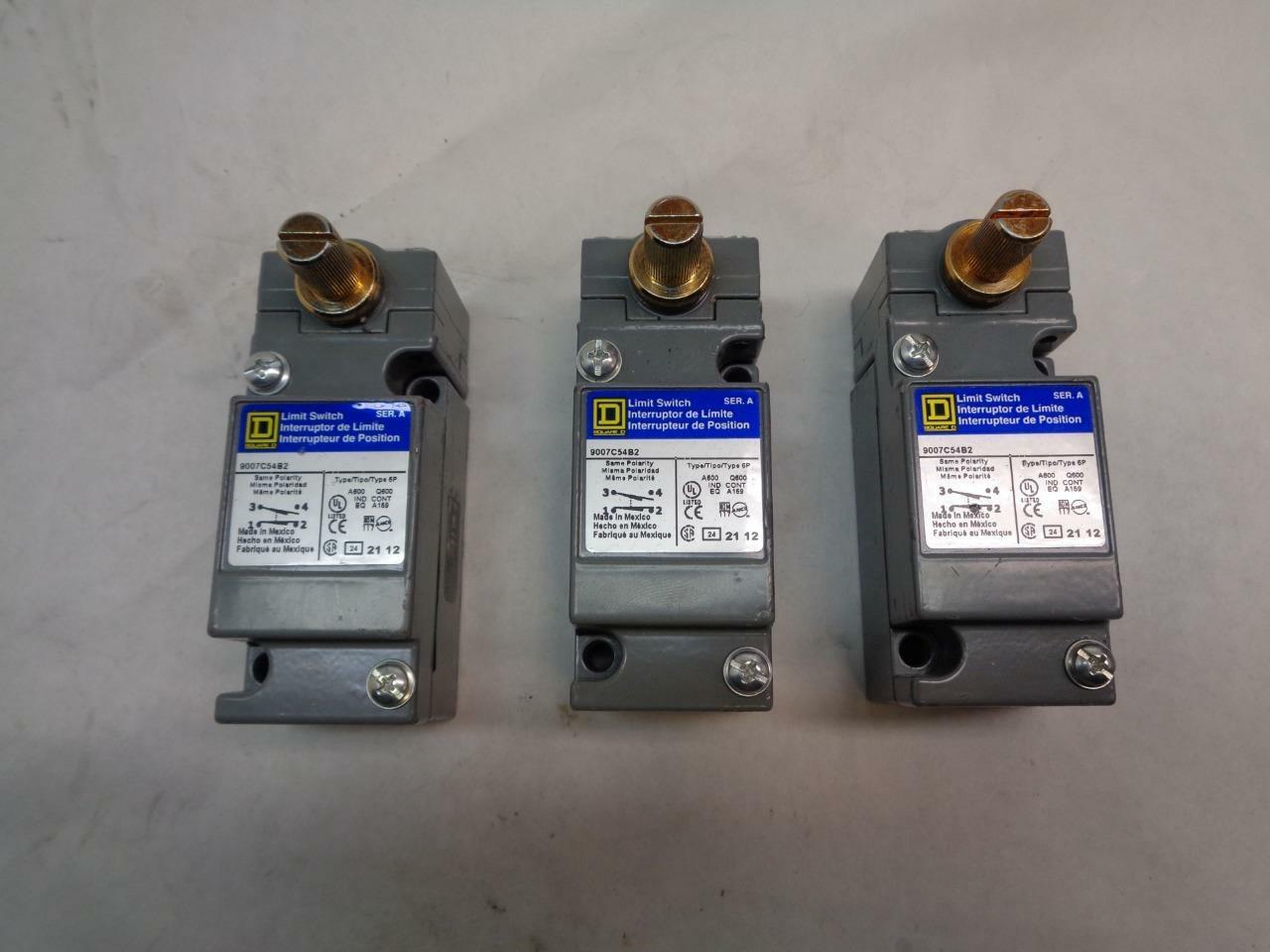 1 NEW SQUARE D 9007 C54 BS LIMIT SWITCH R4 TC