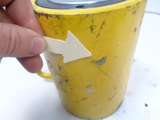 THIN TYPE HYDRAULIC CYLINDER JACK FCY-50 50 TON 100MM TRAVEL NEW J2