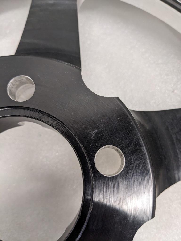 1 WELD 71HB8050A21A S71 WHEEL 18X5 5X114.3 ET-23 BLACK CENTER POLISHED NEW B2