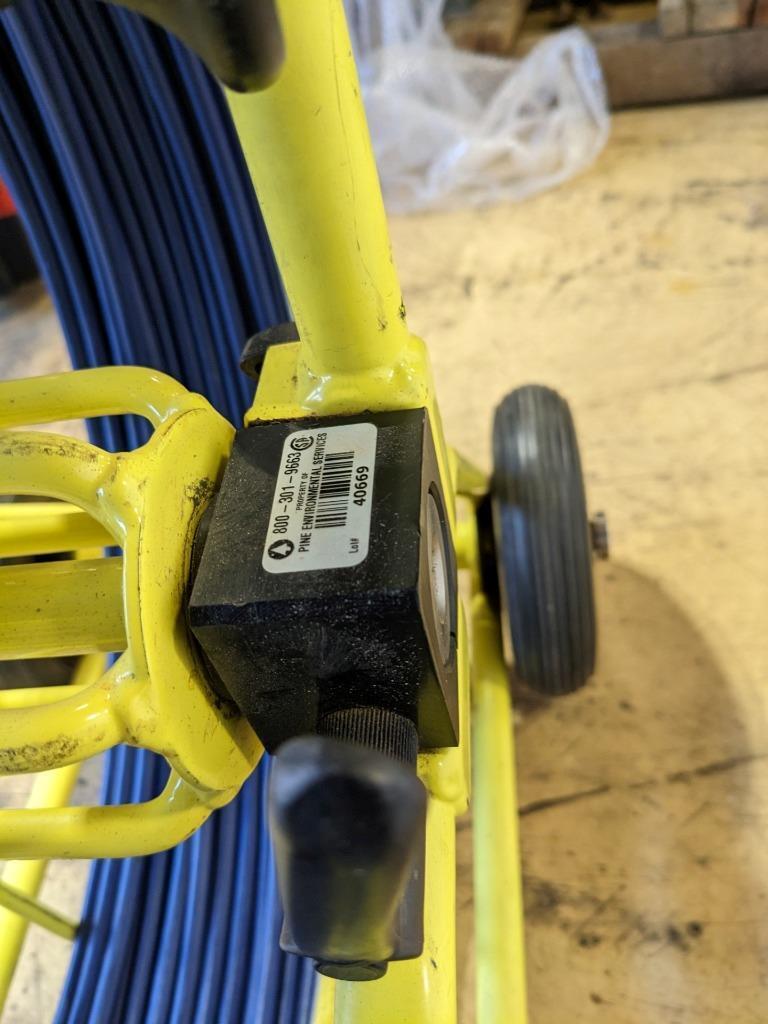 USED PINE ENVIRONMENTAL PEAR POINT P342 FLEXIPROBE REEL W/ CASE 200' B2