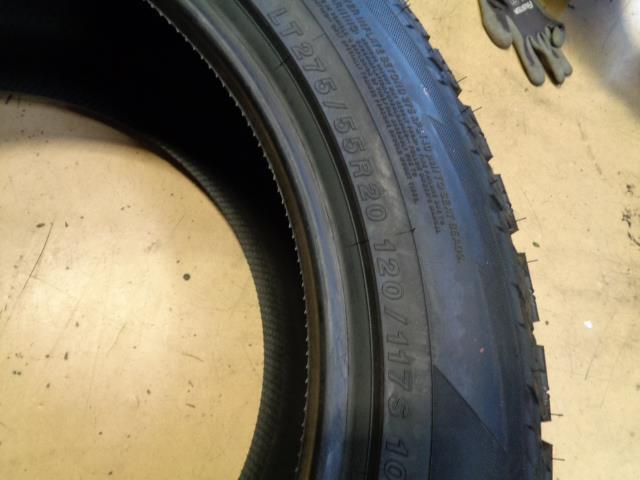 2 YOKOHAMA GEOLANDAR AT G015 LT 275 55 20 120/117S LRE 10PLY TIRES 110101653 BQ4