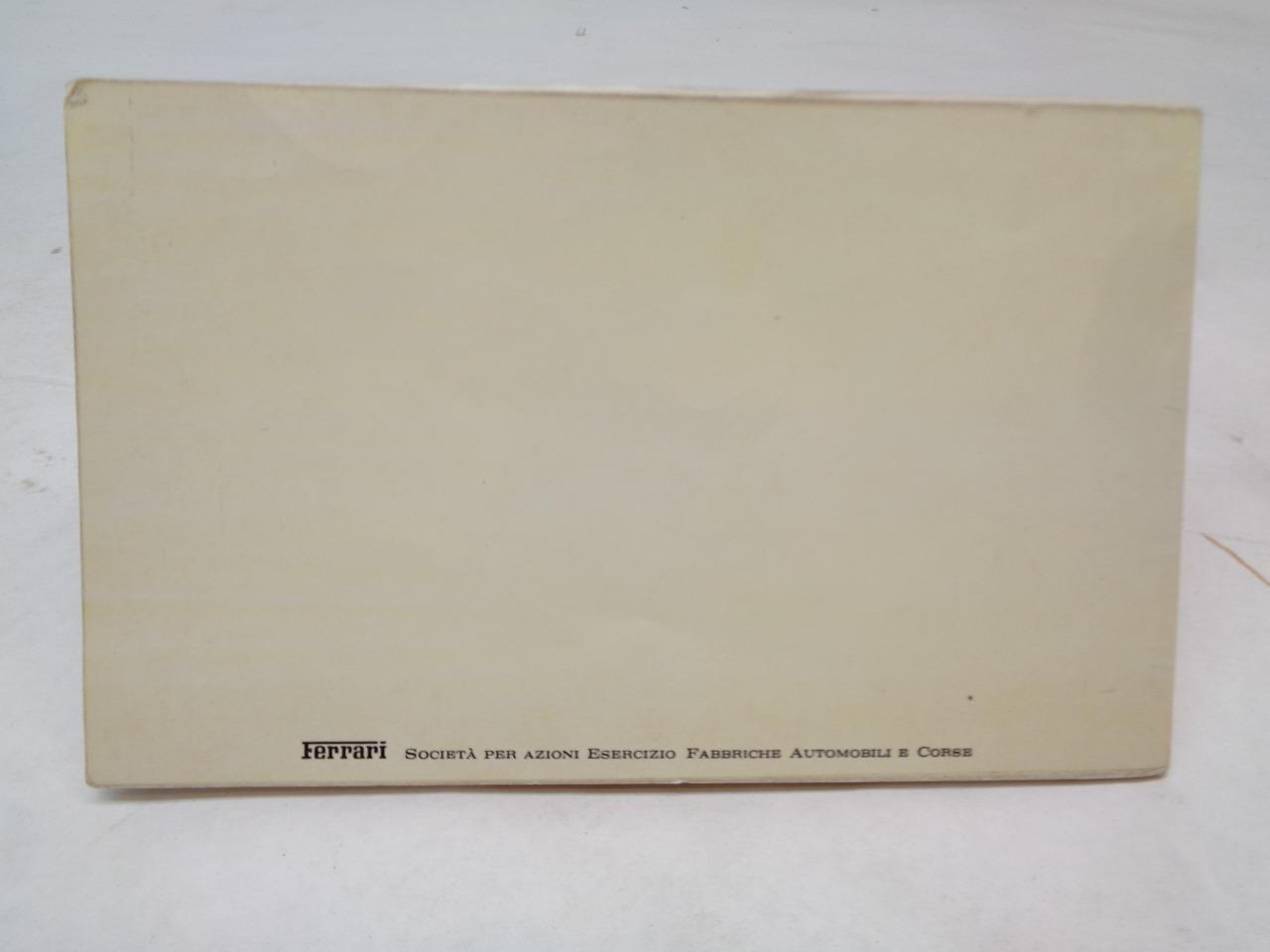 USED GENUINE Ferrari 1978 308 GTB/GTS Owners Manual Set R31 T1