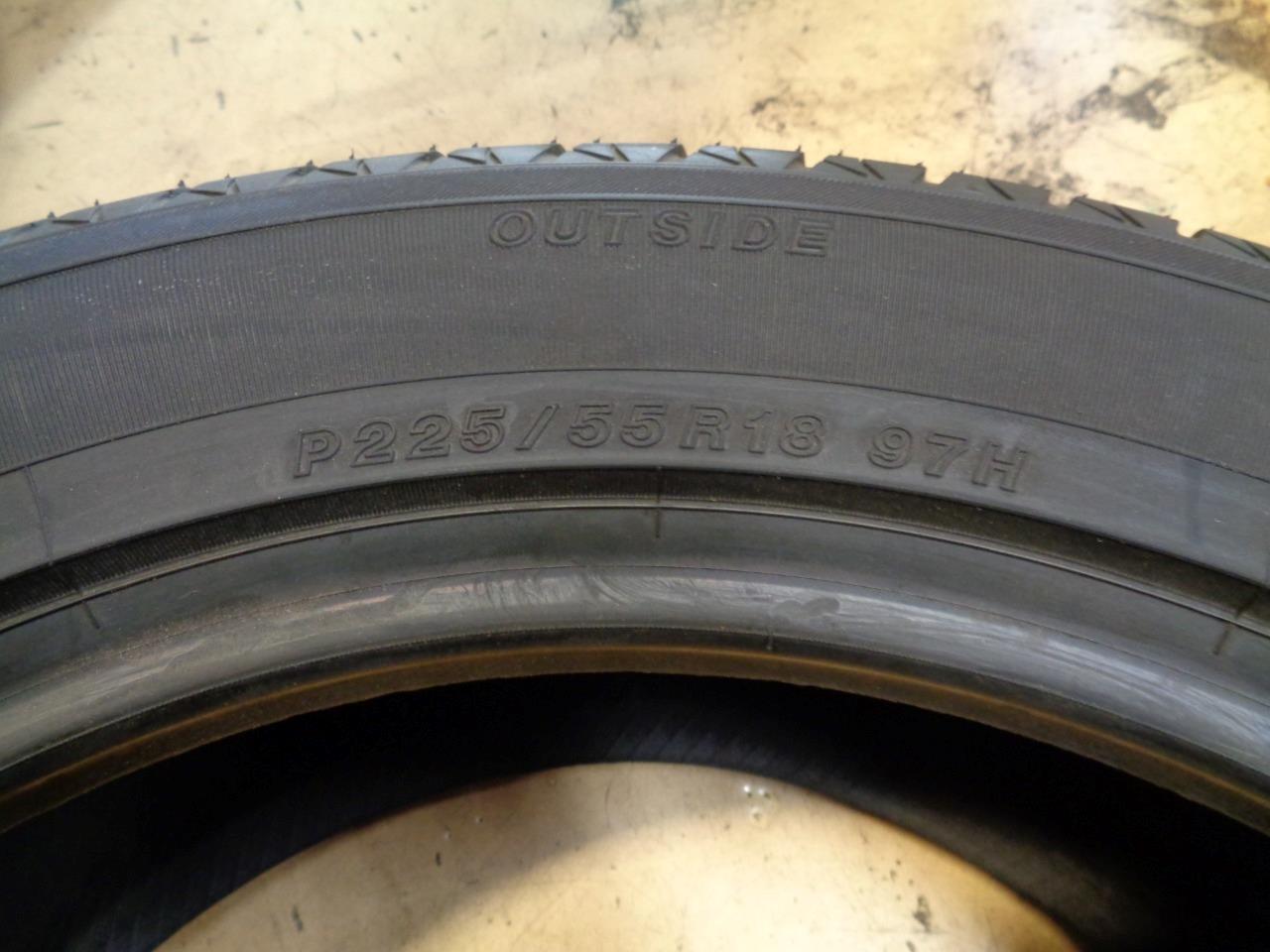 2 YOKOHAMA AVID ASCEND GT P 225 55 18 97H SL ALL SEASON TIRES 32735 BQ1