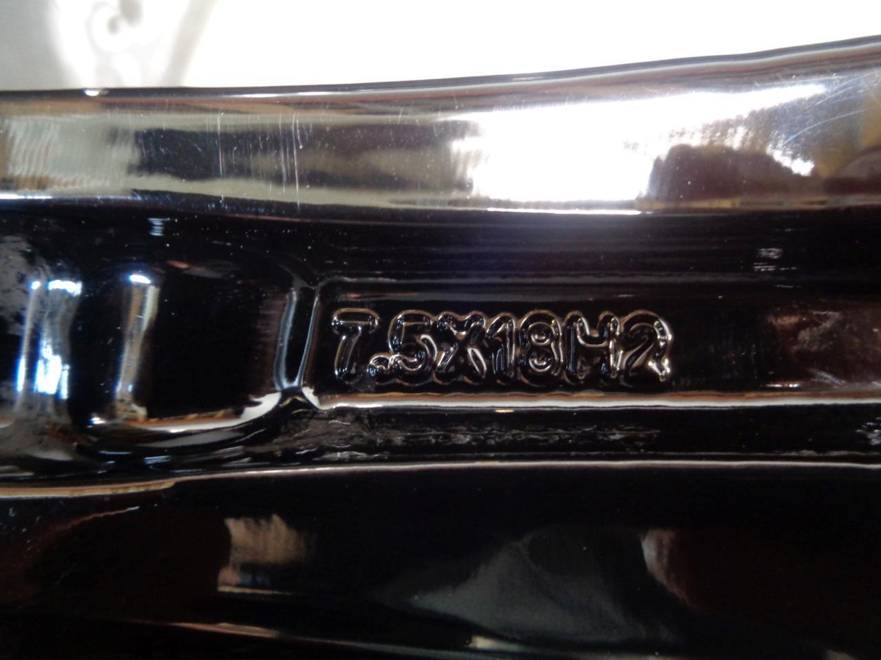 1 NEW UNBRANDED 18x7.5 5x108 GLOSS BLACK WHEEL WR