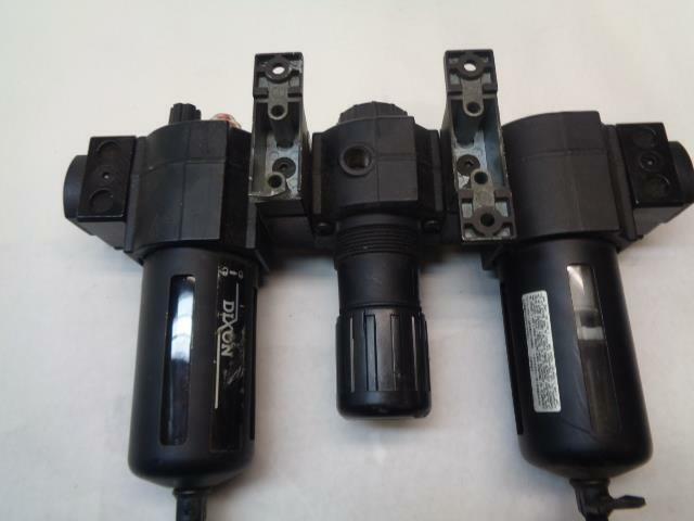 1 USED DIXON MICRO-FOG LUBRICATORS AND PRESSURE VALVE F74 SERIES R11TA