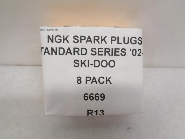 NGK SPARK PLUGS STANDARD SERIES '02-'20 SKI-DOO 8 PACK 6669 R13