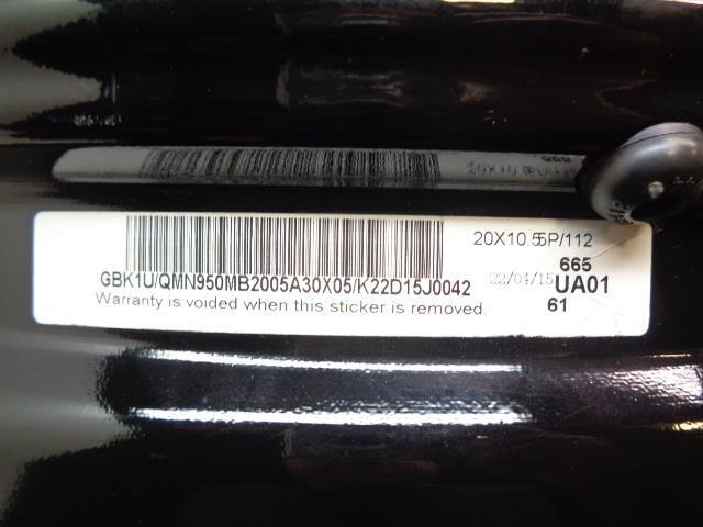 1 VOSSEN HF7 HYBRID FORGED SERIES WHEEL GLOSS BLACK 20X10.5 ET30 5X112 USED WR