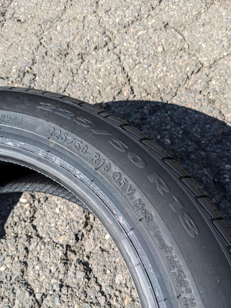 2 PIRELLI CINTURATO P7 A/S (*) BMW RUNFLAT P 225 50 18 95V SL TIRES 2461000 BQ3