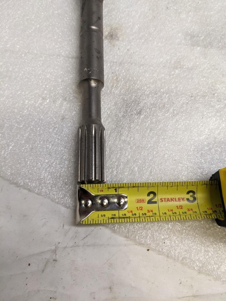 UNBRANDED 1" X 37" SDS-MAX ROTARY HAMMER BIT CARBIDE TIP NEW D0