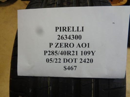 1 PIRELLI P ZERO AO1 285 40 21 109Y 2634300 TIRE CQ2