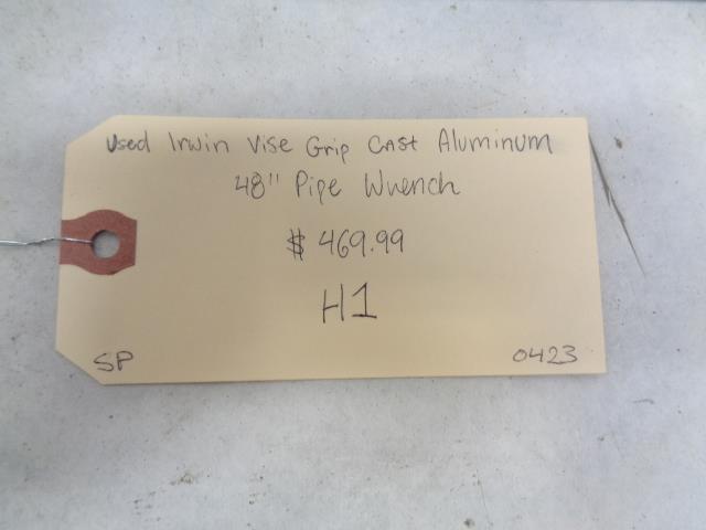 USED IRWIN VISE GRIP CAST ALUMINUM 48" PIPE WRENCH H1