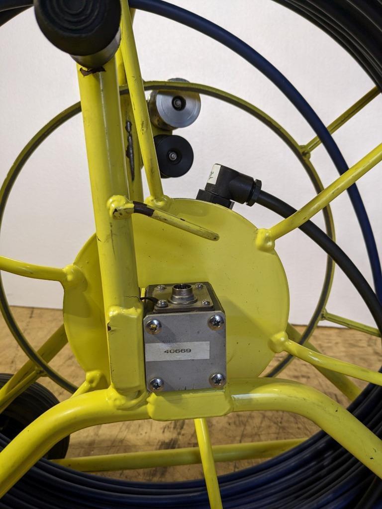 USED PINE ENVIRONMENTAL PEAR POINT P342 FLEXIPROBE REEL W/ CASE 200' B2