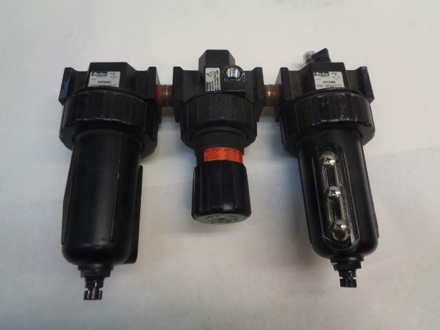 1 USED DIXON MICRO-FOG LUBRICATORS AND PRESSURE VALVE F74 SERIES R11TA