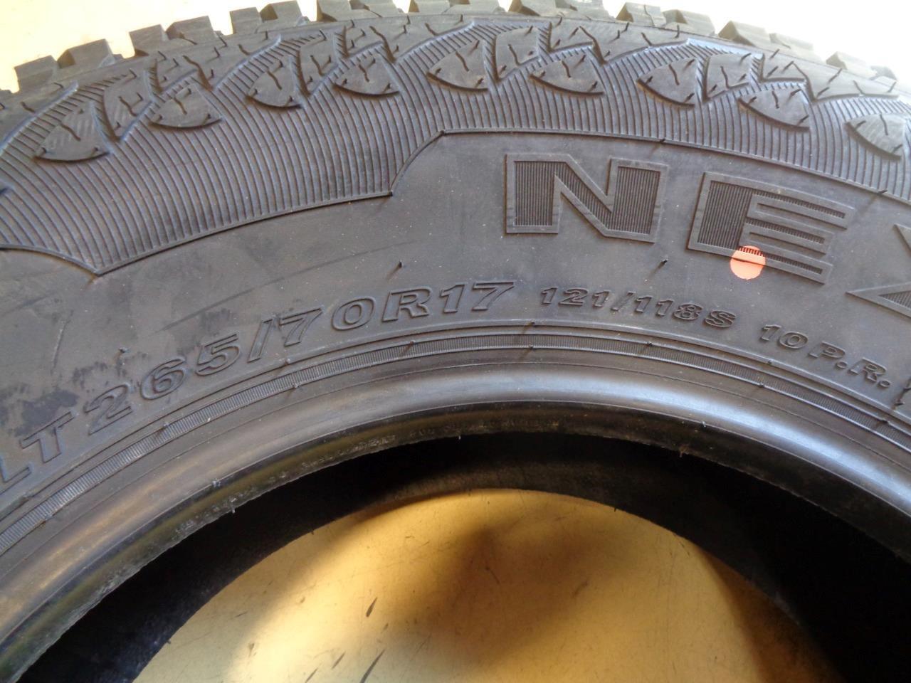 NEXEN ROADIAN AT PRO RA8 LT 265 70 17 121/118S LRE 10PLY A/T TIRES 12735NXK BQ3