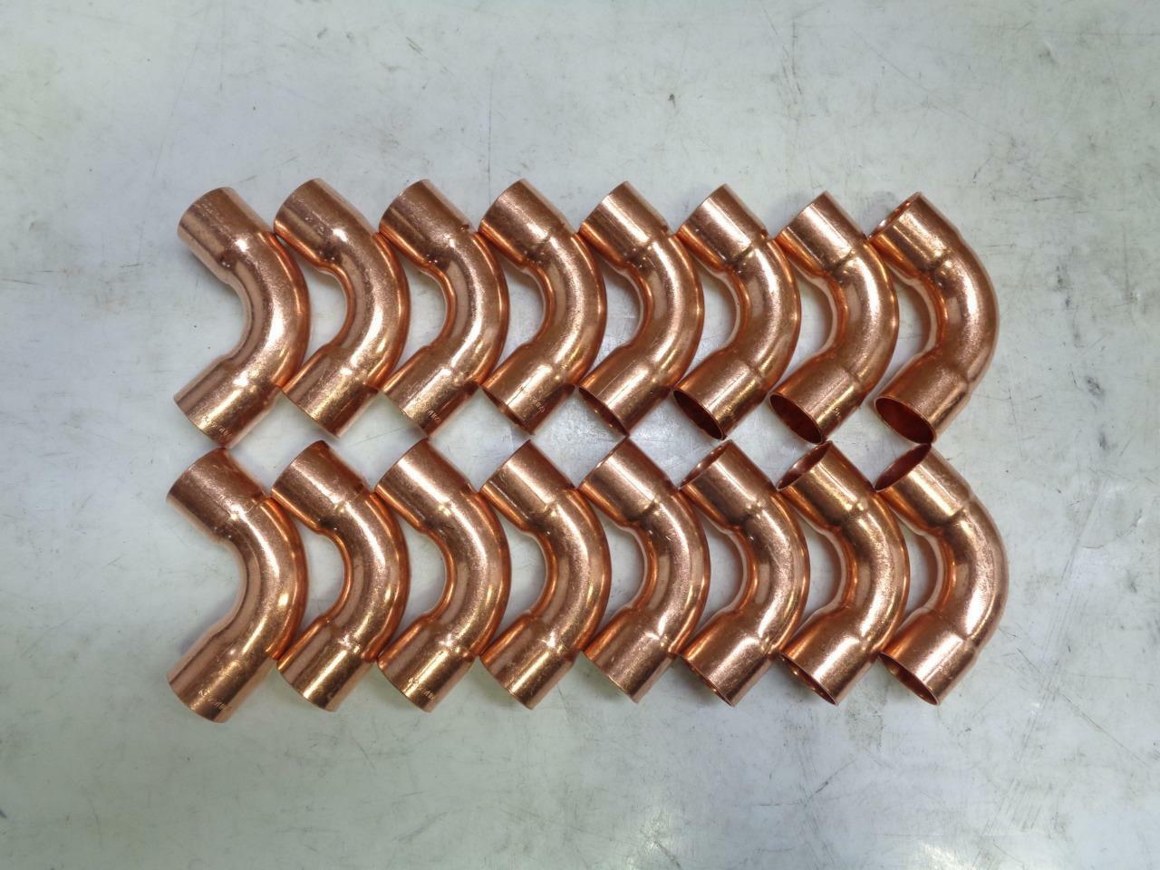 1 NEW PACK OF 16 HAILIANG HL15-242-0100 7/8" 90 DEG. ELBOW COPPER FITTINGS R10TC
