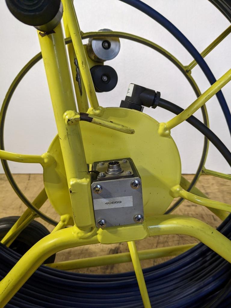 USED PINE ENVIRONMENTAL PEAR POINT P342 FLEXIPROBE REEL W/ CASE 200' B2