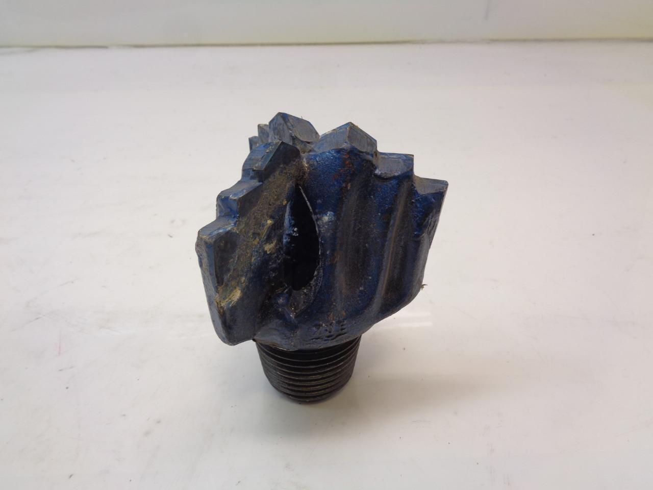 UNBRANDED STEP DRAG BIT FOR COAL MINING BLUE 4" DIAMETER MALE THREAD NEW H2