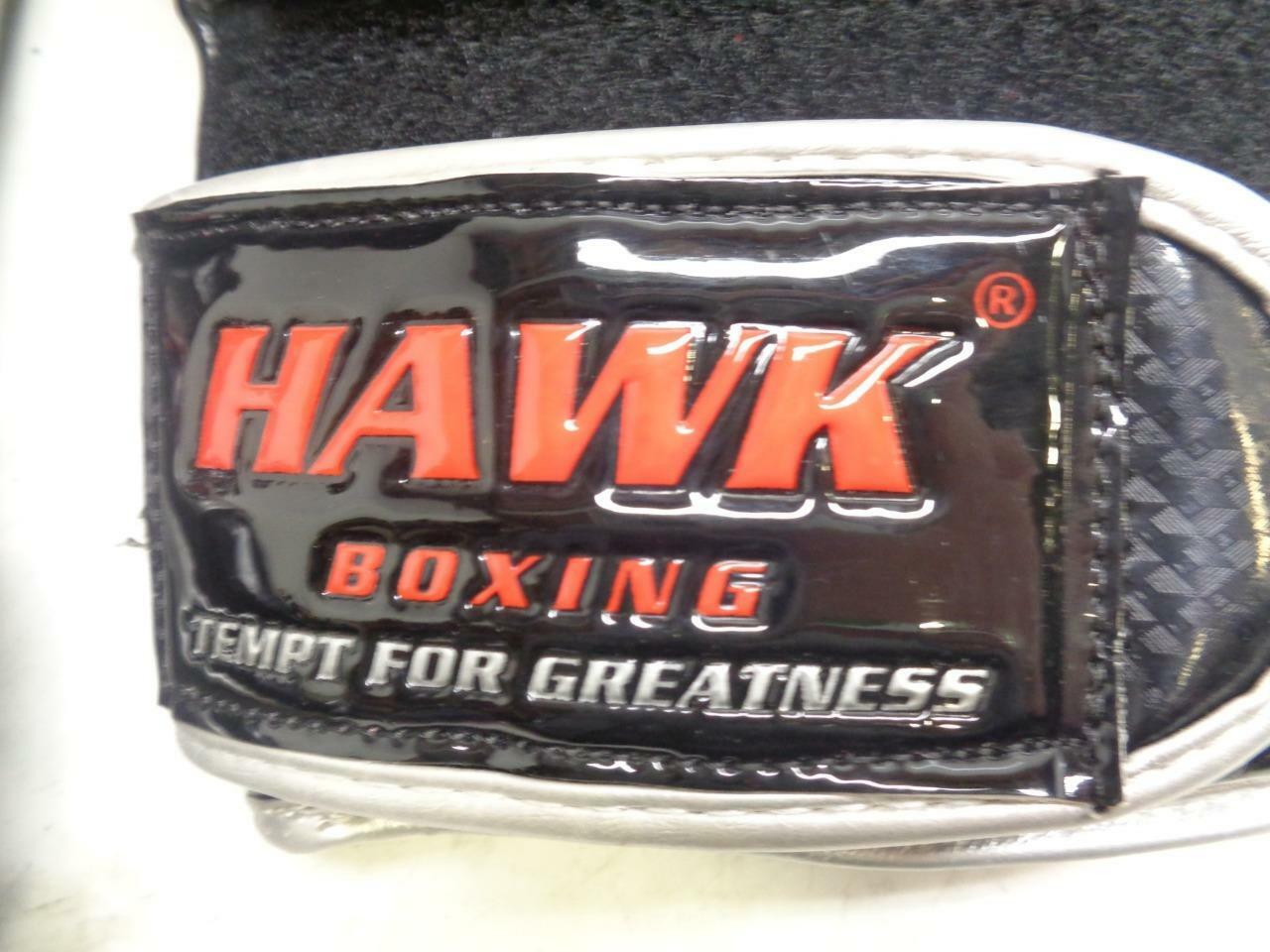 1 PAIR NEW HAWK SPORTS B-92 TRAINING BOXING GLOVES HI-MOULD TECH BLACK UNISEX SR