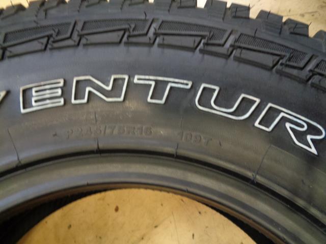 4 GT RADIAL ADVENTURO AT3 OWL P 245 75 16 109T SL ALL TERRAIN TIRES AS083 BQ3